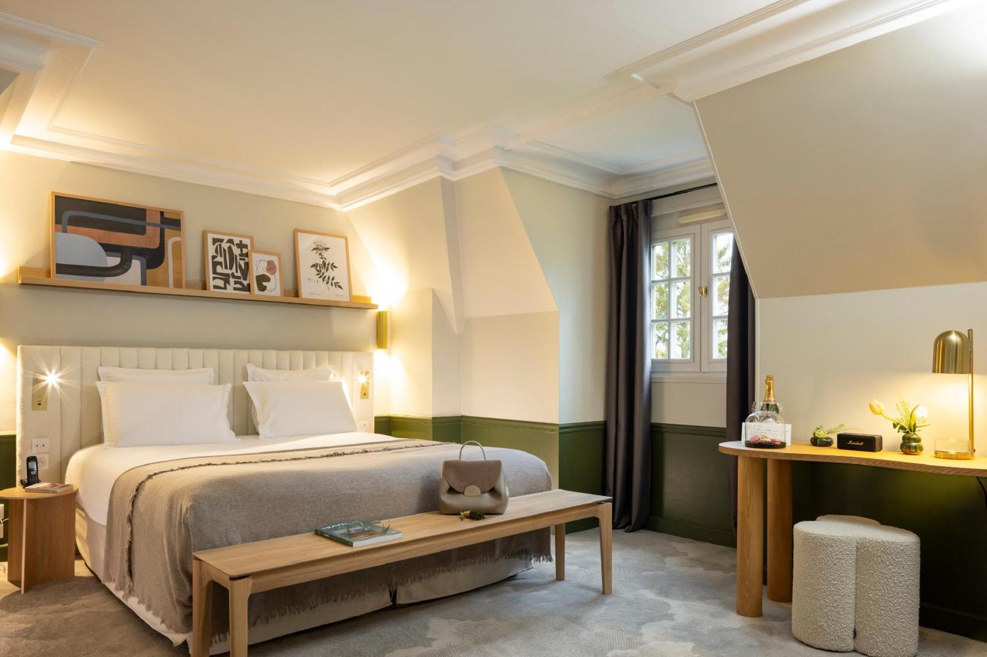 Hostellerie Briqueterie & Spa Champagne Vinay  المظهر الخارجي الصورة A room at the hotel