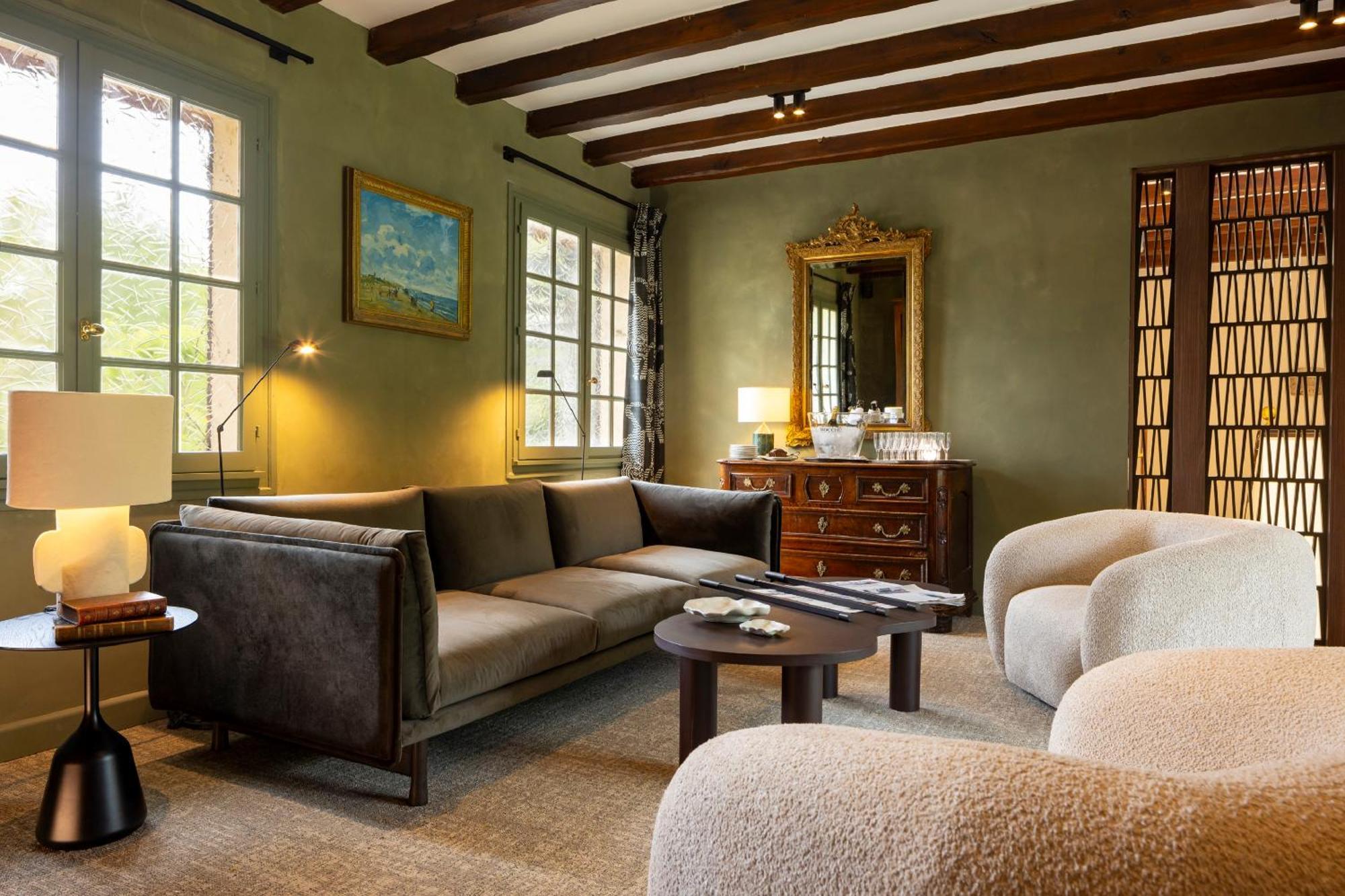 Hostellerie Briqueterie & Spa Champagne Vinay  المظهر الخارجي الصورة A living room